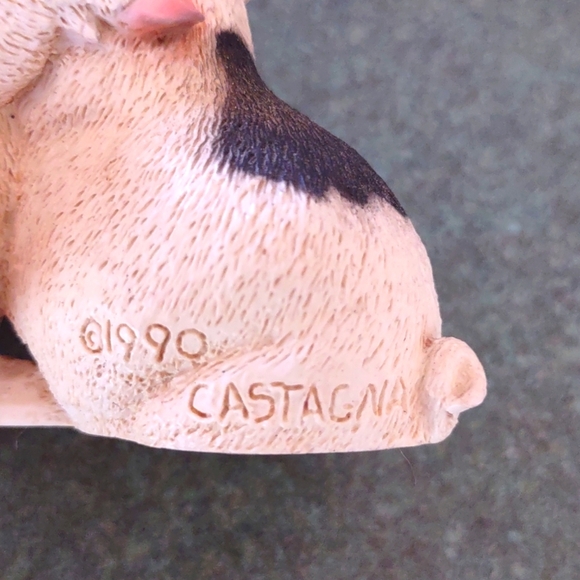 Vintage 1990 Castagna Kissing Pigs - Picture 6 of 6
